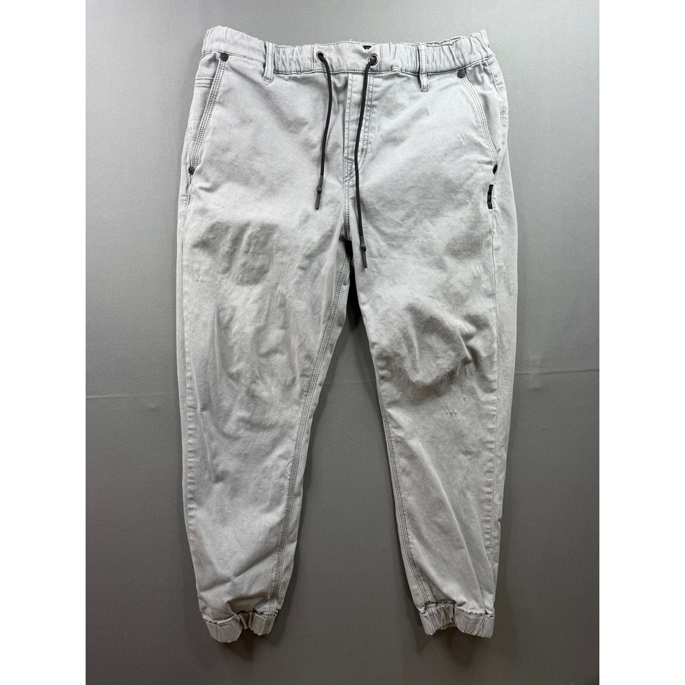 Silver Jeans Co Suki Ankle Slim Joggers Womens‎ Gray Drawstring 28x29